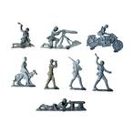 WWII German Tin Toy Soldier Army Set, Ophalen of Verzenden
