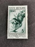 Vaticaanstad 1936 - Katholieke Pers, vogels, duiven, klok, Ophalen of Verzenden, Gestempeld