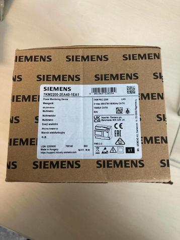 Siemens Modbus 7KM PAC 2200 ref 7KM2200-2EA40-1EA1 factuur