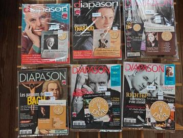 DIAPASON mag Petits lots à l'année avec leurs CD 2010 à 2019 beschikbaar voor biedingen