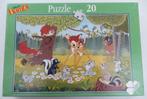 puzzel Bambi Disney's 20 grote stukjes, Ophalen of Verzenden, 10 tot 50 stukjes, Gebruikt, 6 maanden tot 2 jaar