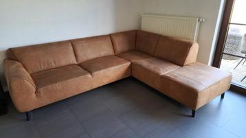 canapé d’angle XOOON modèle Lima en tissu Secilia Cognac beschikbaar voor biedingen