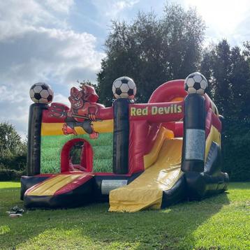 Springkasteel Rode Duivels te koop beschikbaar voor biedingen