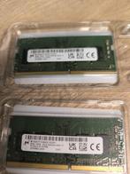 2x 8GB 1RX8 PC4 DDR4-3200 SODIMM laptop, 16 GB, Utilisé, Laptop, Enlèvement ou Envoi