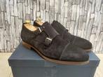 Van Bommel Blauw double monk schoenen voor heren - Mt 42, Loafers, Zo goed als nieuw, Van Bommel, Verzenden