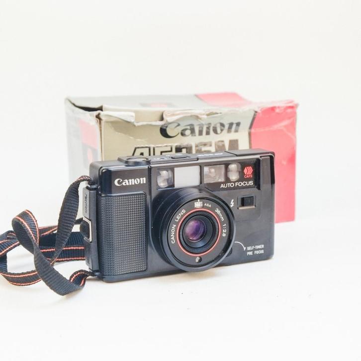 Canon AF35M (met originele doos), Audio, Tv en Foto, Fotocamera's Analoog, Compact, Canon, Ophalen of Verzenden