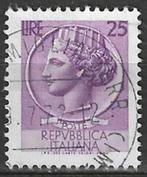 Italie 1955/1960 - Yvert 716 - Munt van Syracus (ST), Timbres & Monnaies, Timbres | Europe | Italie, Affranchi, Envoi