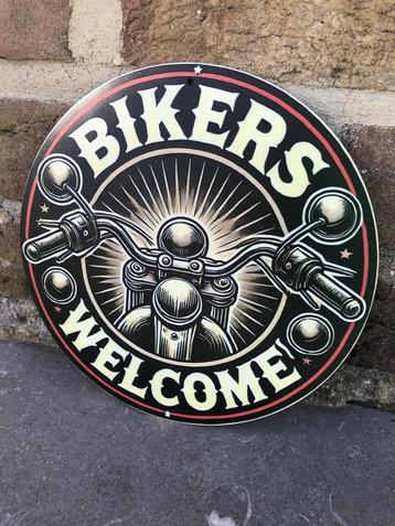 'BIKERS WELCOME' plaatplaat - Nieuw beschikbaar voor biedingen