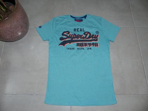T-Shirt Superdy heren - maat small, Kleding | Heren, T-shirts, Zo goed als nieuw, Maat 46 (S) of kleiner, Blauw, Ophalen of Verzenden