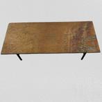 Rechthoekige salontafel van leisteen, Gebruikt, 100 tot 150 cm, Overige materialen, Minder dan 50 cm