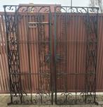 Portail double en fer forgé, Portail battant, 150 à 200 cm, Comme neuf, Fer