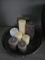 Decoratie schaal met kaarsen, verschillende formaten, Ophalen