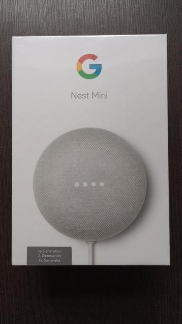 Google Nest Mini Gen2 - nieuw in doos, Audio, Tv en Foto, Ophalen of Verzenden, Nieuw