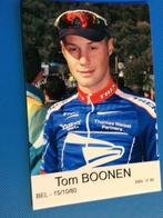 wielerkaart  2002 team us postal  tom boonen  signe, Envoi, Comme neuf