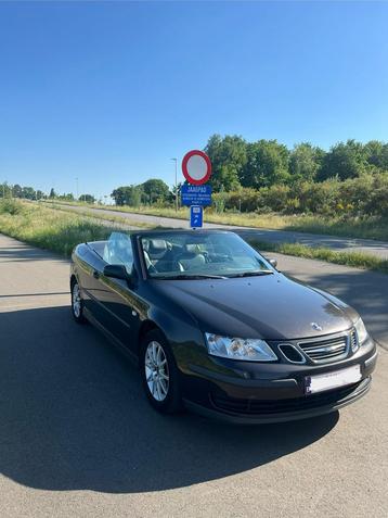 Saab 9-3 cabrio 2004 benzine, Auto's, Cabriolet, Leder, Bedrijf, Euro 4