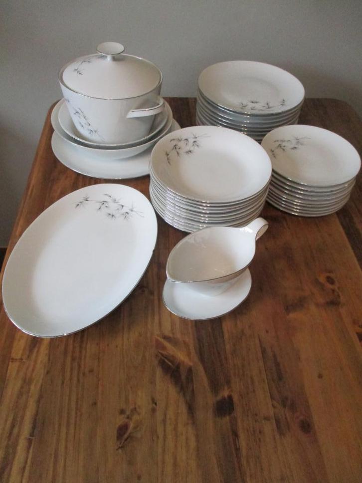 Fraai gedecoreerd BAVARIA servies, Huis en Inrichting, Keuken | Servies, Gebruikt, Compleet servies, Overige stijlen, Porselein