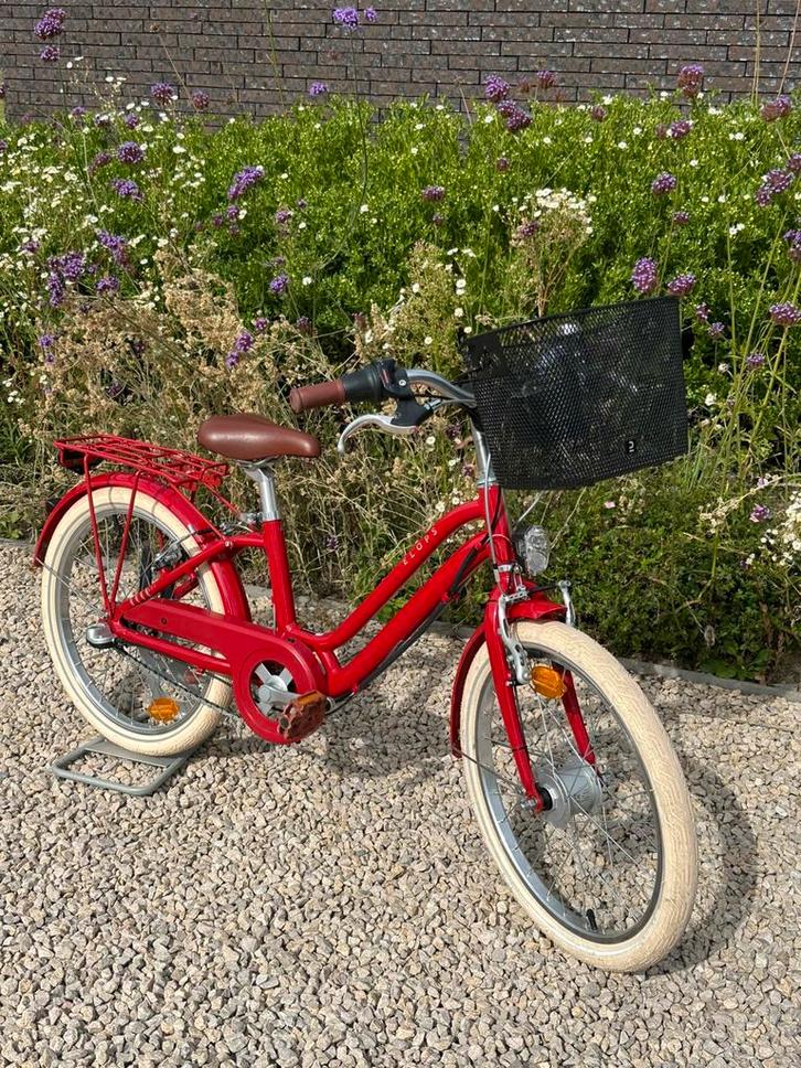AS NEW - BTWIN ELOPS 900 rood 20” 6 tot 9 jaar, Fietsen en Brommers, Fietsen | Meisjes, 20 inch, Ophalen