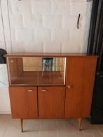 vintage houten kast / barkast, Huis en Inrichting, Ophalen, Gebruikt