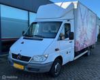 Mercedes Sprinter 412 MEUBELBAK MET LAADKLEP DUBBELLUCHT, Auto's, Gebruikt, Wit, Mercedes-Benz, Grijs