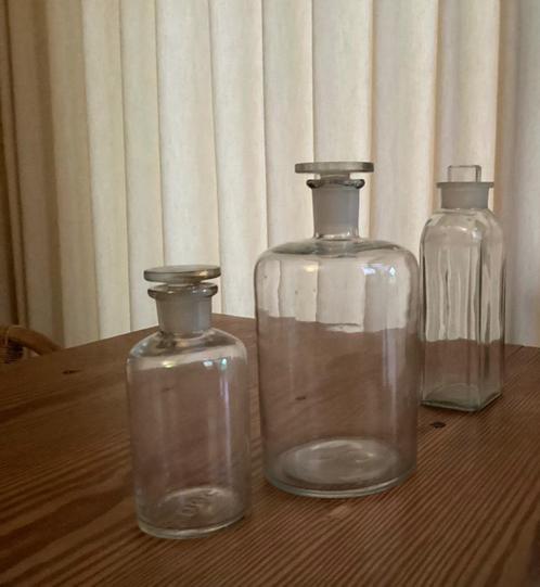 Glazen flessen, Antiek en Kunst, Antiek | Glaswerk en Kristal, Ophalen
