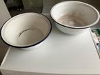Emaille potten zeer oud.2 stuks 12€., Ophalen of Verzenden