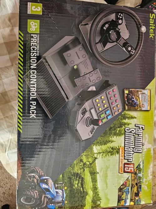 Farming Simulator 15 Gold Edition bundel, Games en Spelcomputers, Spelcomputers | Xbox | Accessoires, Zo goed als nieuw, Stuurtje of Sportattribuut