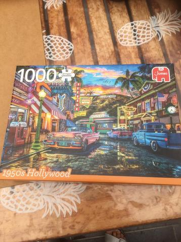 Puzzel 1000 stukjes Hollywood 50’s beschikbaar voor biedingen