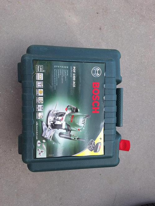 Bosch POF 1400 ACE Electronic bovenfrees, Doe-het-zelf en Bouw, Gereedschap | Freesmachines, Bovenfrees, Ophalen