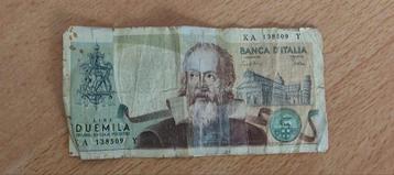 Billet 2000 Lires Italie 1973