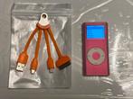 Ipod nano + oplader + hoesje, Audio, Tv en Foto, Mp3-spelers | Apple iPod, Gebruikt, Ophalen of Verzenden, Roze, Nano
