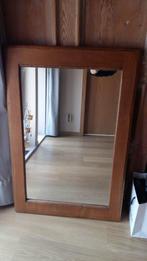 Miroir avec bords en chêne, Nieuw, Minder dan 100 cm, Rechthoekig, 50 tot 75 cm