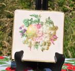 sous plat vintage carrelage avec support metal, Enlèvement ou Envoi, Utilisé, Casserole ou poêle