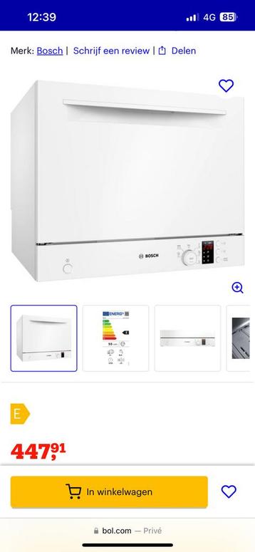 Bosch vaatwasmachine tafelmodel beschikbaar voor biedingen