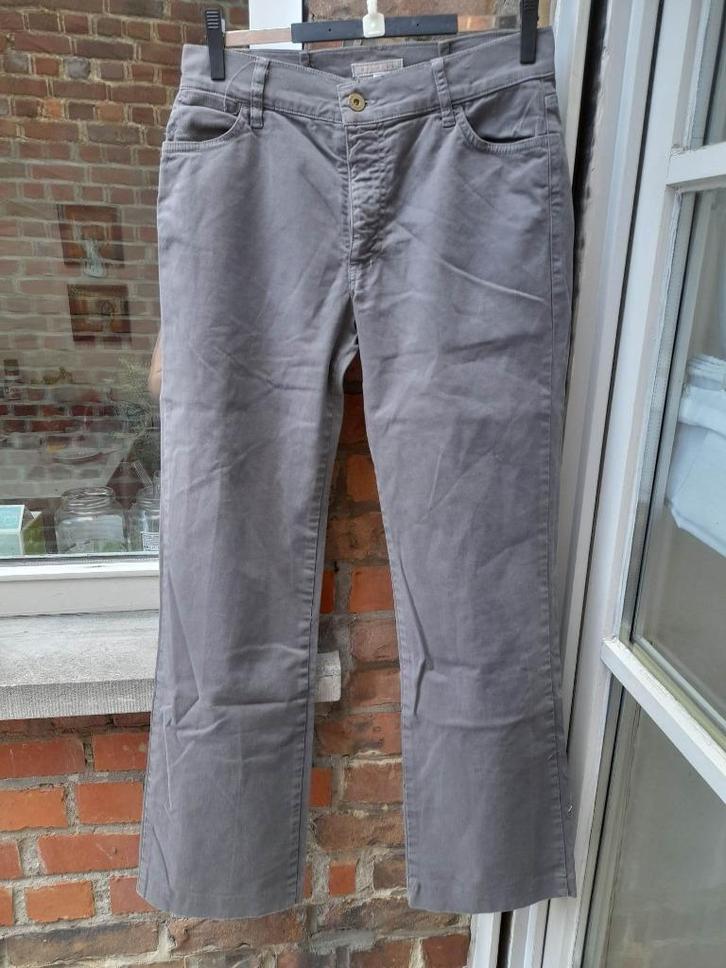 Donkergrijze damesbroek 'Xandres' Maat 38, Kleding | Dames, Broeken en Pantalons, Gedragen, Maat 38/40 (M), Grijs, Lang, Ophalen of Verzenden