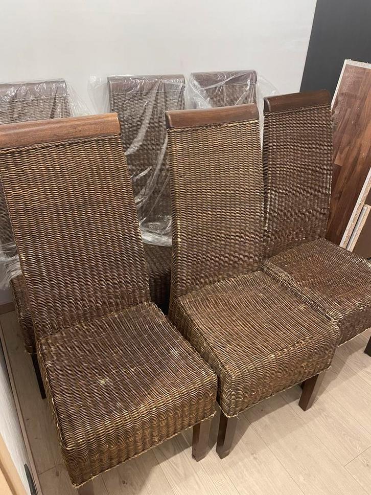 6 stoelen, Huis en Inrichting, Stoelen, Gebruikt, Ophalen