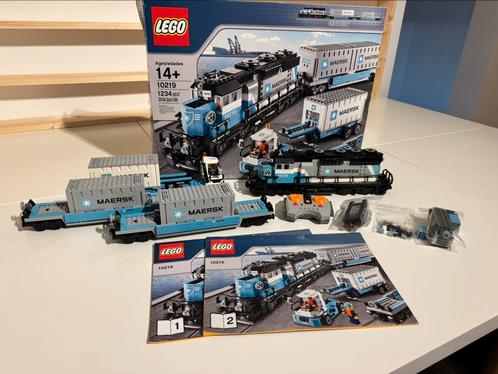 Lego 10219 Maersk Train, Kinderen en Baby's, Speelgoed | Duplo en Lego, Gebruikt, Lego, Complete set, Ophalen of Verzenden