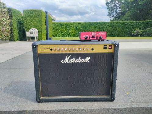 Marshall JCM 900 en THD Hot Plate, Muziek en Instrumenten, Versterkers | Bas en Gitaar, Gebruikt, Gitaar, 100 watt of meer, Ophalen