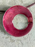 collier ajustable Ikita rose avec pendentif rose (pailleté ?, Rose, Enlèvement, Utilisé, Autres matériaux