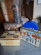 Lot van 5 blikken dozen (met o.a. buckingham palace, demare, Ophalen of Verzenden, Gebruikt