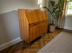 vintage houten kast / secretaire / bureau, Ophalen of Verzenden