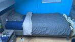 Eenpersoonsbed ( 90 x 200 ) + Auping bedbodem, Zo goed als nieuw, Ophalen