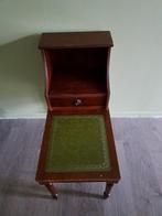 Ancien meuble téléphone en acajou ou bois similaire, Ophalen