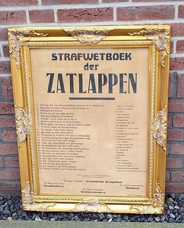 Grote lijst met tekst Strafwetboek der zatlappen🍺 beschikbaar voor biedingen