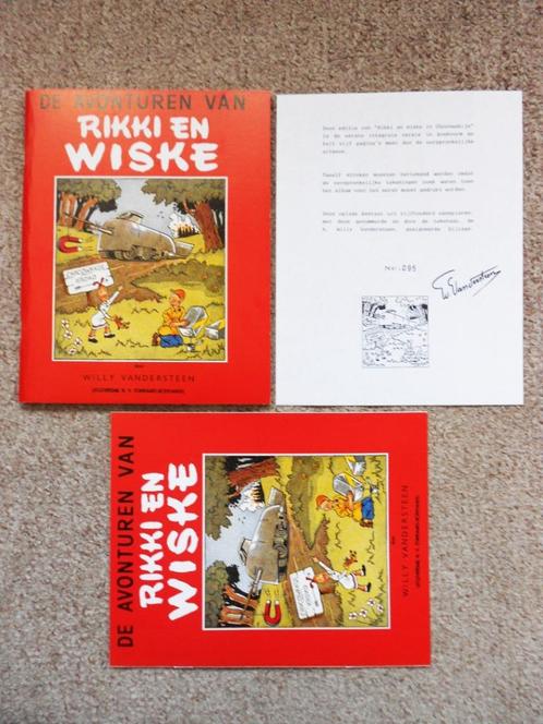 Rikki en Wiske - 1989 -met 12 extra stroken - nr 095 van 500, Boeken, Stripverhalen, Nieuw, Eén stripboek, Ophalen of Verzenden