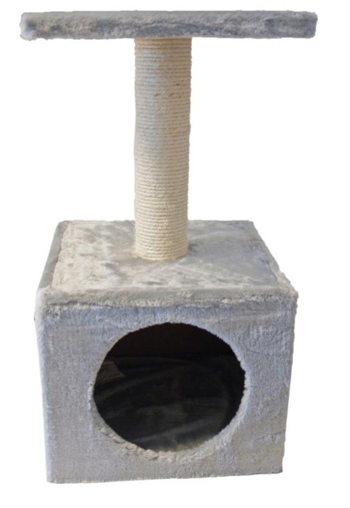 Krabpaal Diabolo Grijs 57cm, Dieren en Toebehoren, Krabmeubelen, Nieuw, Krabpaal, Ophalen