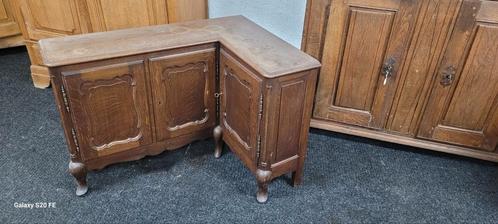 Meuble de coin 3 portes de style Louis 15 en chêne, Antiek en Kunst, Antiek | Kantoor en Zakelijk, Ophalen