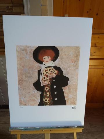 Litho egon schiele, Antiek en Kunst, Ophalen of Verzenden