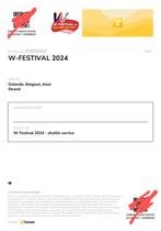 2 billets combinés VIP + navette gratuite W-Festival Ostende