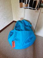 Mooie blauwe zitzak B-bob, Huis en Inrichting, Zitzakken, Ophalen, Zo goed als nieuw, Blauw, Zitzak