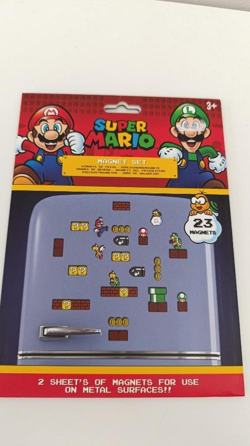 Super Mario set met 23 magneten, Kinderen en Baby's, Kinderspulletjes, Nieuw, Ophalen